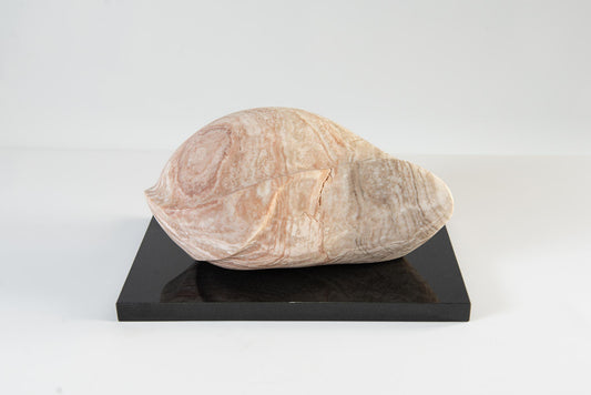 Untitled abstract alabaster face