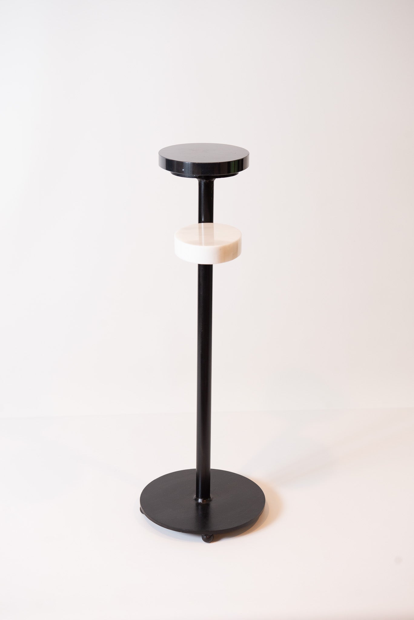 Steel & Marble Drink Table - A