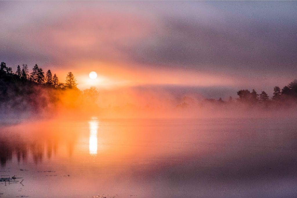 Misty Sunrise