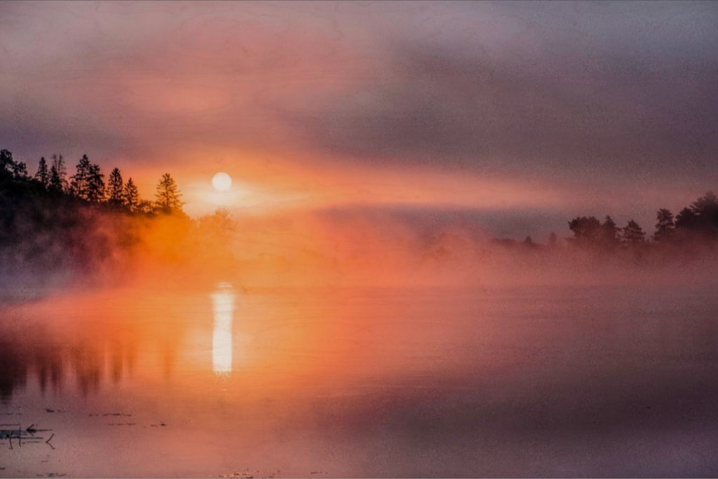 Misty Sunrise